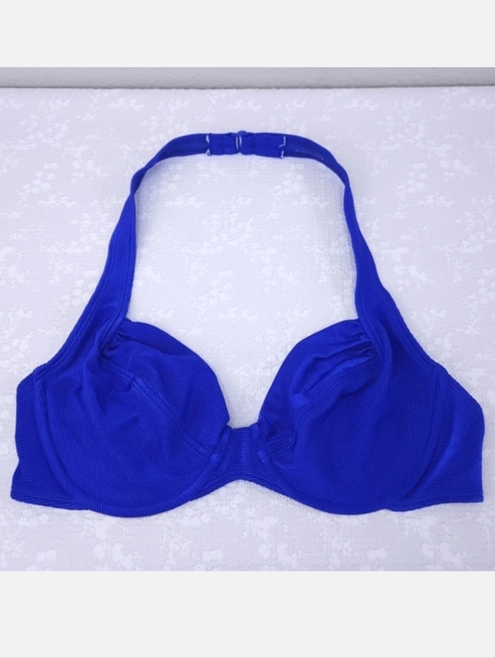 SUNSETS Separates Halter Bikini Top 34D Blue